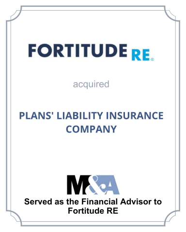 Fortitude Re acquires U.S Property & Casualty Insurer