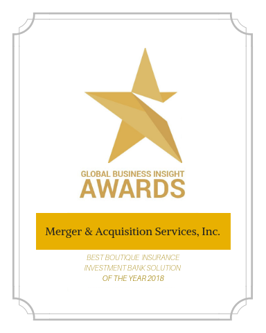 Merger & Acquisition Services, Inc. Awarded Best Boutique Insurance Investment Bank Solution by Global Business Insight Award 2018