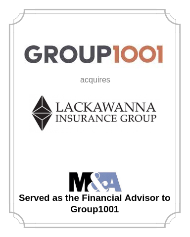 Group1001 Acquires Lackawanna Insurance Group