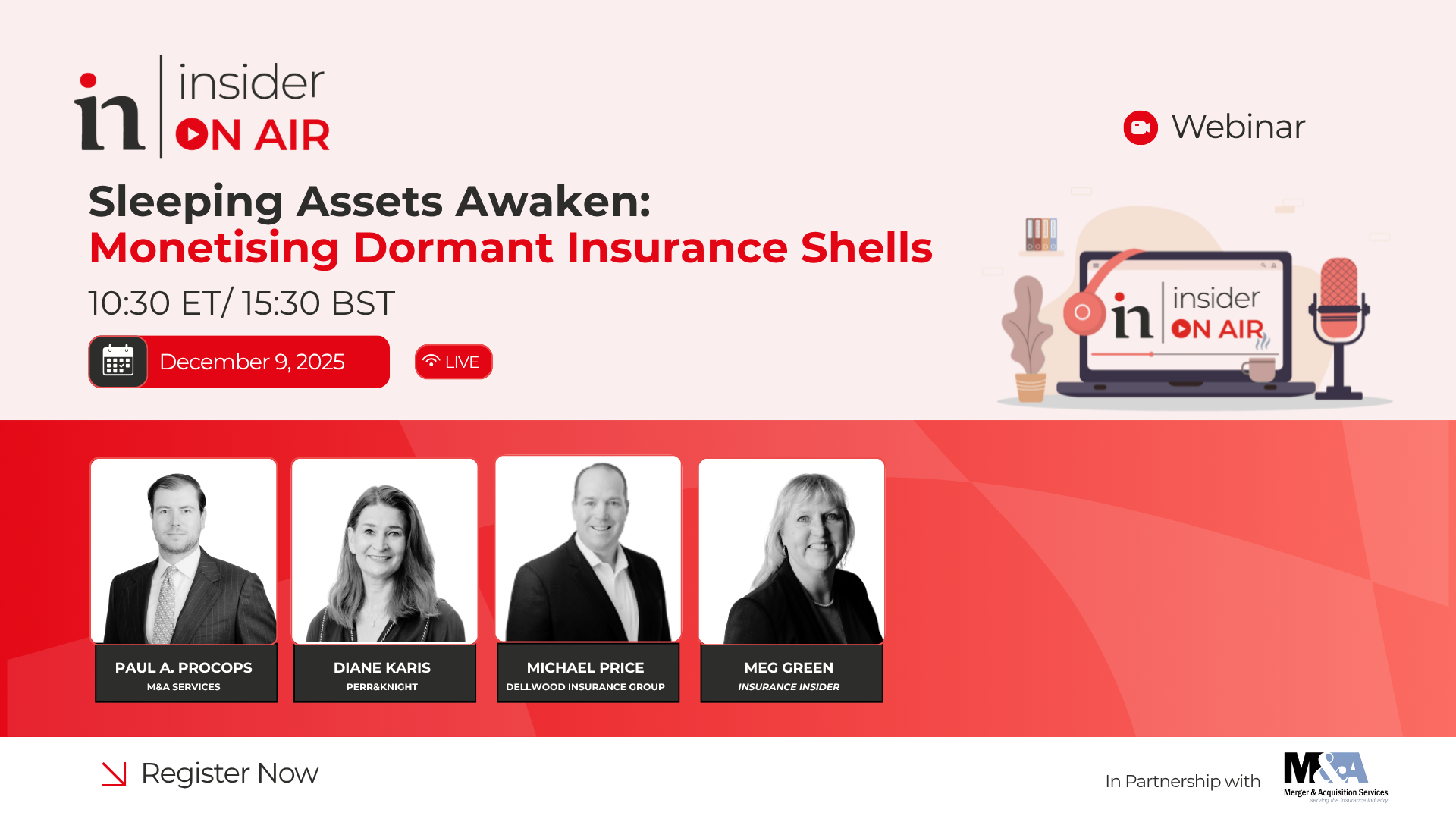Webinar - Sleeping assets awaken: Monetizing dormant insurance shells - In partnership with Insurance Insider